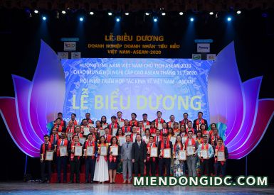 MIEN DONG IDC là 1 trong 50 danh nghiệp tiêu biểu Việt Nam - asean năm 2020