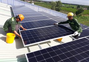 Thi công lắp đặt điện mặt trời áp mái cho nhà máy mía đường Tây Ninh